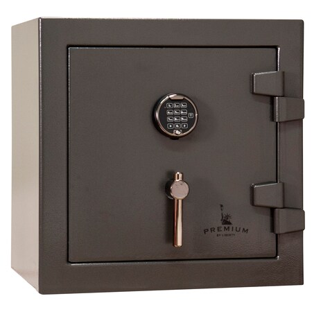 Liberty Safe Premium Fire Safe 05 Grey Marble, Adj Shelves, Door Panel, E-Lock LX05-GYM-E